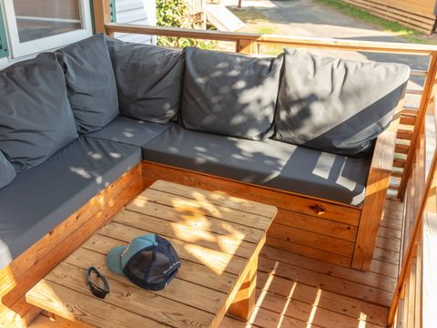MOBILHOME 4 personnes - Premium | 2 Chambres | 4 Couchages | Terrasse Lounge | 1 Salle de bain | Climatisation