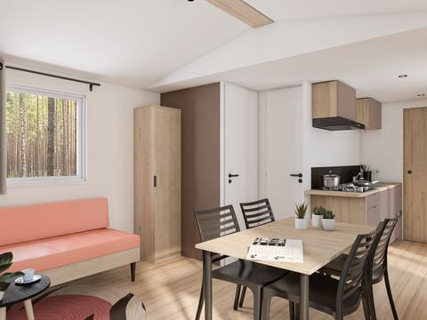 MOBILHOME 6 personnes - CASITA OLIVA VIP - 36m²- 2 chambres