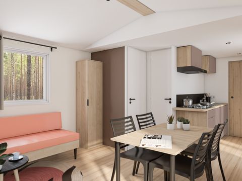 MOBILHOME 6 personnes - CASITA OLIVA VIP - 36m²- 2 chambres