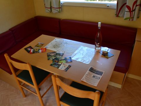 MOBILHOME 4 personnes - Mobil home Confort 2 chambres 28m² + terrasse 9m² + climatisation + TV 4 pers