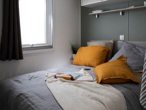 MOBILHOME 4 personnes - Homeflower Premium 29 m² 2 chambres + terrasse 17m² + TV + LV + Clim + plancha 4 pers