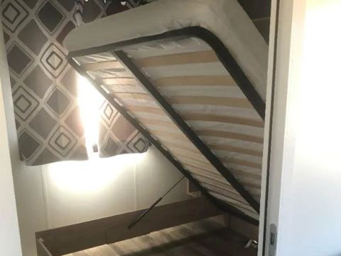 MOBILHOME 6 personnes - Mobil-home Premium 32 m² 3 chambres + terrasse 21m² + TV + LV + clim + plancha 6 pers