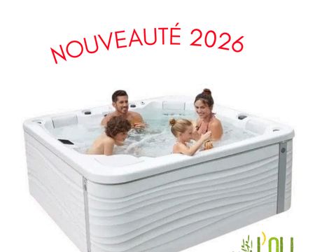 MOBILHOME 10 personnes - Mobil-home Tribu Premium 5 chambres + terrasse 44m² + TV + LV + clim + plancha + 2 SDB 10 pers