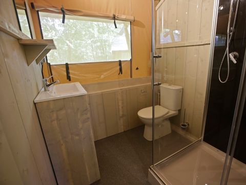Tente en toile et en bois 5 personnes - Glamping Haritza