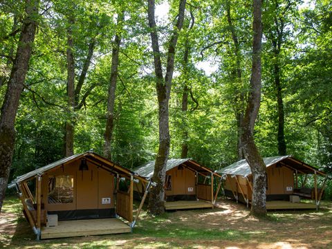 Tente en toile et en bois 2 personnes - Glamping Jare