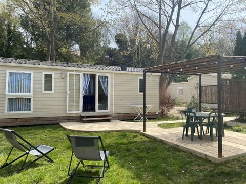 MOBILHOME 4 personnes -  2 chambres - TV - CLIM - PLANCHA