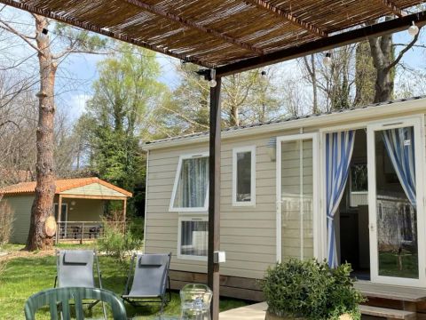 MOBILHOME 4 personnes -  2 chambres - TV - CLIM - PLANCHA