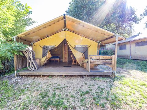 TENTE TOILE ET BOIS 5 personnes - Aminess Maravea - Safari tent Lodge (5P)