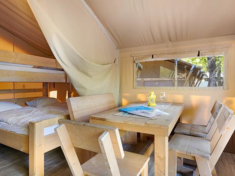 TENTE TOILE ET BOIS 5 personnes - Aminess Maravea - Safari tent Lodge (5P)