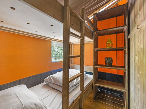 Tente en toile et en bois 4 personnes - Aminess Maravea - Tente Safari + sanitaires (4P)