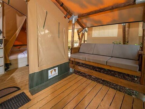 TENTE 5 personnes - Tente Super Lodge 4/5 Couchages | Petite Terrasse | Pas de Salle de Bain
