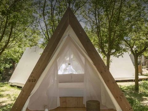 Tente en toile et en bois 2 personnes - Cabin Tent