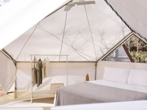 Tente en toile et en bois 2 personnes - Bell Tent