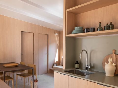 MOBILHOME 4 personnes - BASIC FAMILY - CLIM - DRAPS - SERVIETTE - WIFI