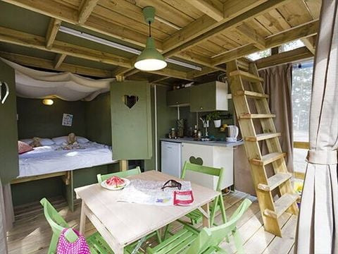 TENTE 4 personnes - Lodge | 2 Ch. | 4 Pers. | Terrasse surélevée non couverte