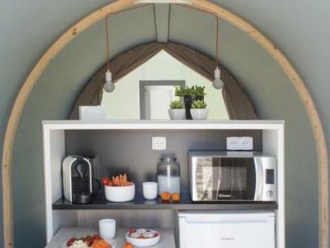 Tente en toile et en bois 4 personnes - COCO SWEET sans sanitaires