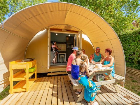 Tente en toile et en bois 4 personnes - COCO SWEET sans sanitaires