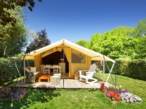 Bungalow toilé 4 personnes - COTTON LODGE NATURE sans sanitaires