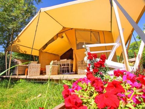 Bungalow toilé 4 personnes - COTTON LODGE NATURE sans sanitaires