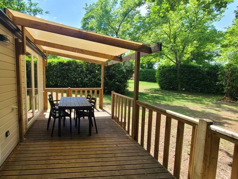 Mobilhome 4 personnes - Confort - 2 chambres - TV