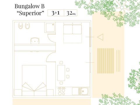 BUNGALOW 4 personnes - B Superior