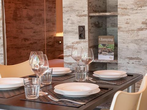 Tente en toile et en bois 5 personnes - Lodge Tent