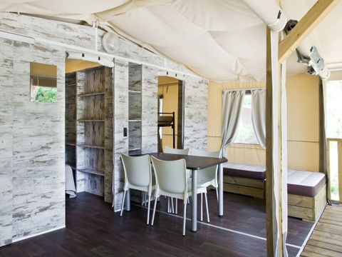 Tente en toile et en bois 5 personnes - Lodge Tent