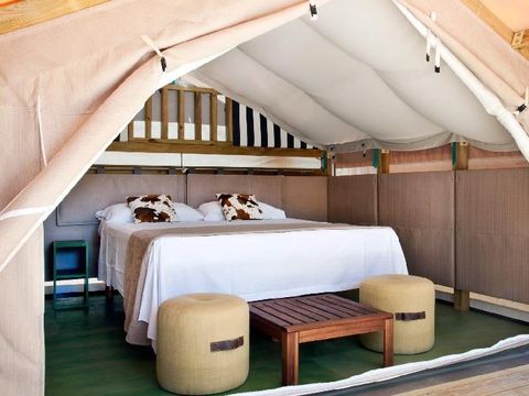 TENTE TOILE ET BOIS 2 personnes - Mini Lodge - sans sanitaire