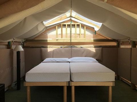 TENTE TOILE ET BOIS 2 personnes - Mini Lodge - sans sanitaire