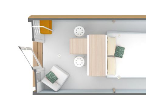 TENTE 2 personnes - Cocosweet - 11m² - 1 chambre sans sanitaires