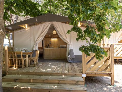TENTE TOILE ET BOIS 5 personnes - LODGE TENT
