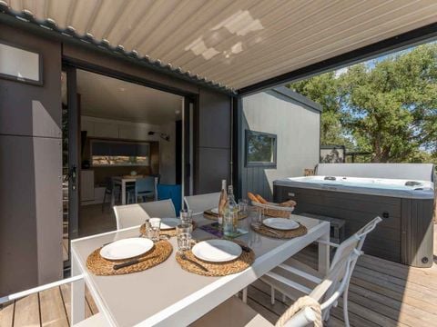 MOBILHOME 5 personnes - TAOS LUXE Jacuzzi 2 CH 4/5 Pers