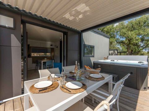 MOBILHOME 5 personnes - TAOS LUXE Jacuzzi 2 CH 4/5 Pers