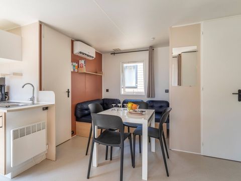 MOBILHOME 6 personnes - Mobil-home | Comfort | 3 Ch. | 6 Pers. | Terrasse surélevée | Clim.