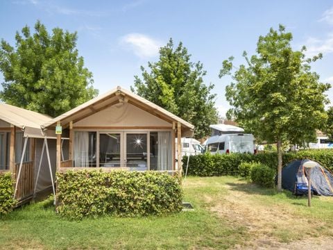 Tente en toile et en bois 2 personnes - Hu Glamp Smart	Tenda