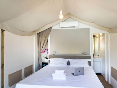 Tente en toile et en bois 2 personnes - SAFARI TENT