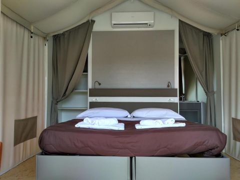 Tente en toile et en bois 2 personnes - SAFARI TENT