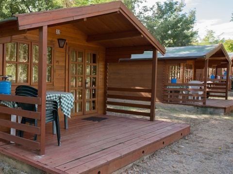 CHALET 4 personnes - Cabane en bois (sans cuisine, ou salle de bains) 4 pers