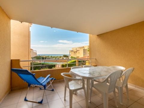 APPARTEMENT 6 personnes - Appartement 2 pièces cabine 6 personnes vue mer