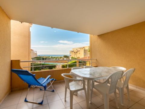 APPARTEMENT 6 personnes - Appartement 2 pièces cabine 6 personnes vue mer