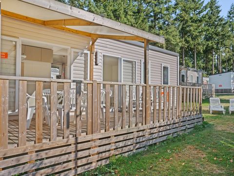 Mobilhome 6 personnes - Mobil-home | Comfort | 3 Ch. | 6 Pers. | *Terrasse surélevée* | 1 SDB | Clim.