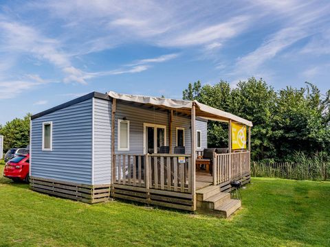 Mobilhome 6 personnes - Mobil-home | Comfort | 3 Ch. | 6 Pers. | *Terrasse surélevée* | 1 SDB | Clim.