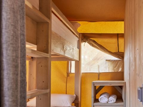 TENTE TOILE ET BOIS 4 personnes - Glamping Safari Mistral