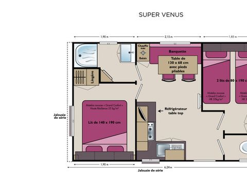 MOBILHOME 4 personnes - XIMISTA