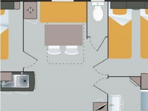 MOBILHOME 6 personnes - IZARRA