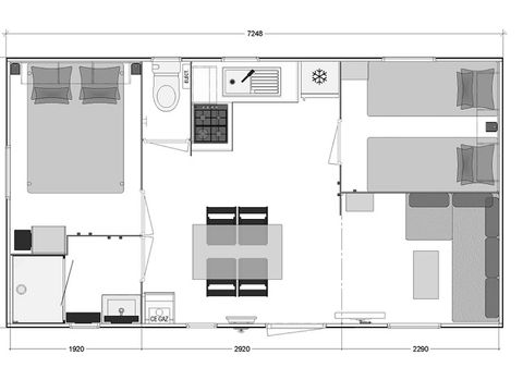 MOBILHOME 6 personnes - ERREKA