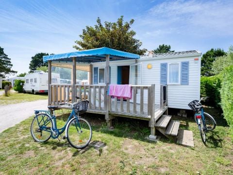 MOBILHOME 2 personnes - 2 Pièces 2 Personnes + TV - 2 soleils