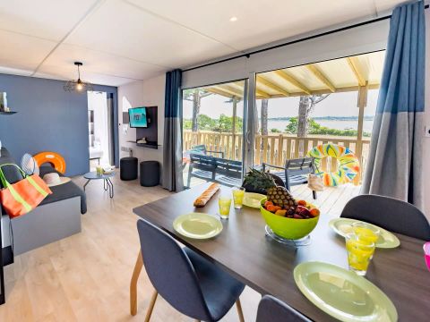 MOBILHOME 6 personnes - Premium Vue Mer 4 Pièces 6 Personnes + TV 2 sdb