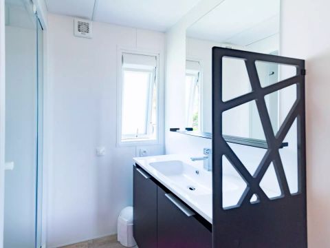 MOBILHOME 6 personnes - Premium Vue Mer 4 Pièces 6 Personnes + TV 2 sdb