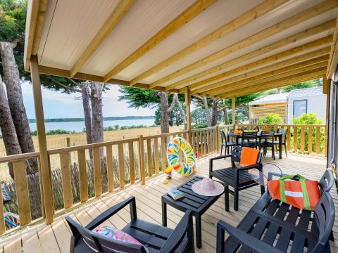 MOBILHOME 6 personnes - Premium Vue Mer 4 Pièces 6 Personnes + TV 2 sdb